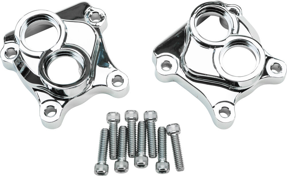 Harddrive 68-321 Twin CAM Tappet Cover SET Chrome For Harley Motorcycles 1999-2017