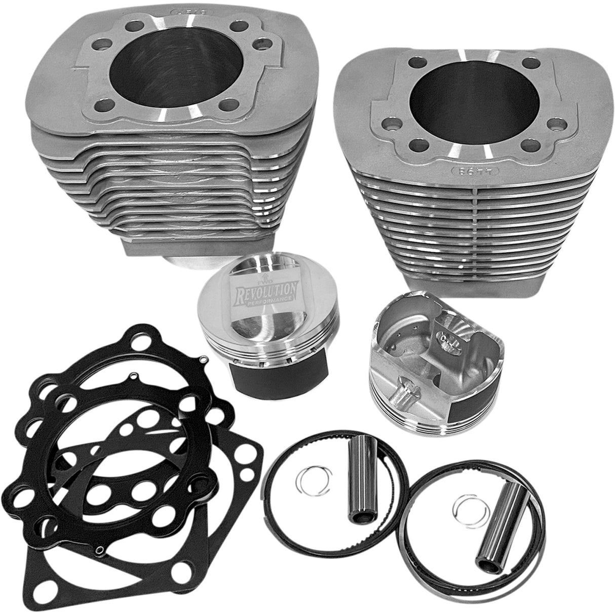REVOLUTION PERFORMANCE, LLC 0931-1059 RP201-218W Bolt-On Big Bore Kit Cylinder Kit - 92" - Natural Silver