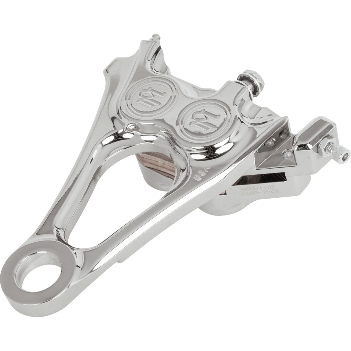PERFORMANCE MACHINE (PM) 1701-0748 1256-0084-CH 4-Piston Differential-Bore Rear Caliper - Chrome