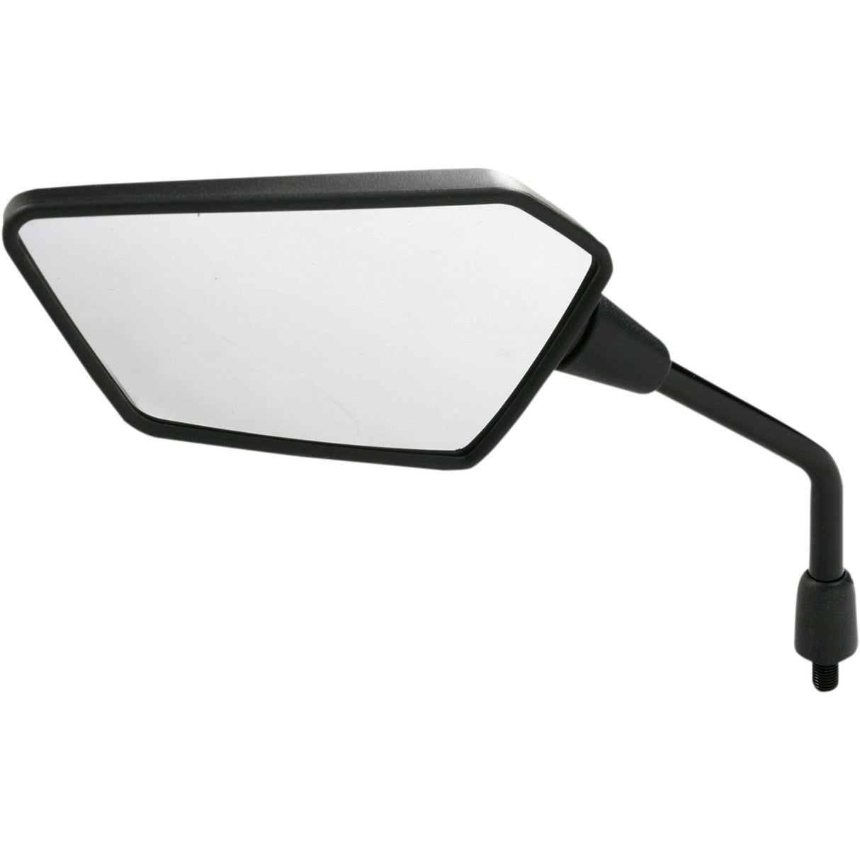 EMGO 0640-0696 20-49222 OEM-Style Replacement Mirror Mirror - Side View - Polygon - Black - Left