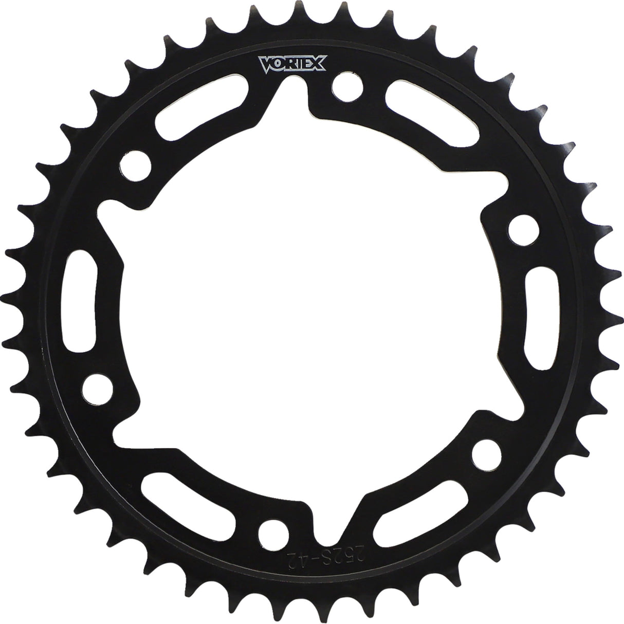 VORTEX 1210-0531 252S-42 Steel Sprocket Steel Rear Sprocket - 42 Tooth - Honda