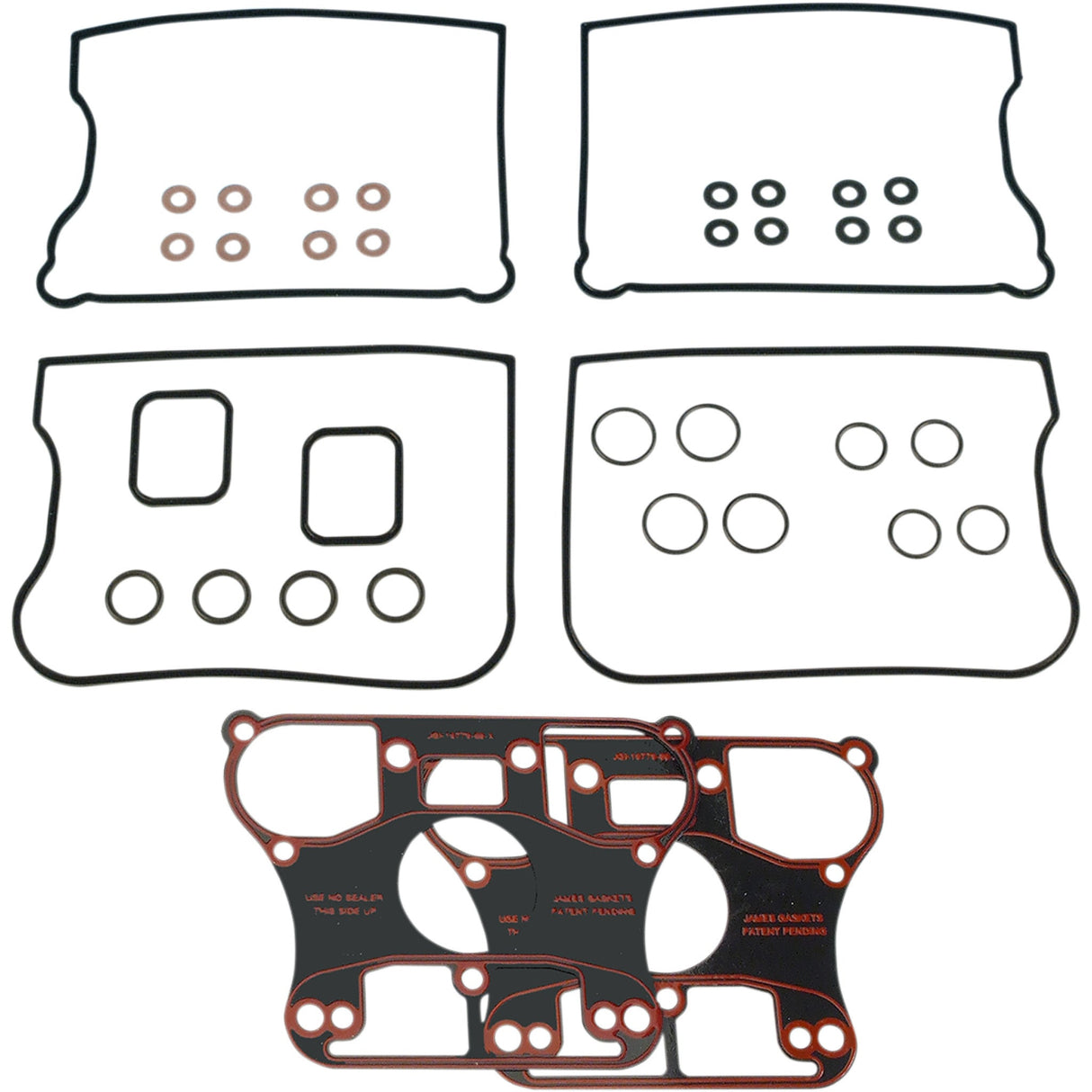 JAMES GASKET DS-173315 JGI-17038-90 Rocker Box Gasket Kit Rocker Box Rubber Gasket - Big Twin