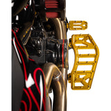 Thrashin Supply CO. Aggressor Floorboards Gold - TSC-2219-5 For Harley Touring 1984-2026