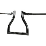 LA CHOPPERS 0601-5966 LA-7326-12B Hammerhead Handlebar - 12" - Black