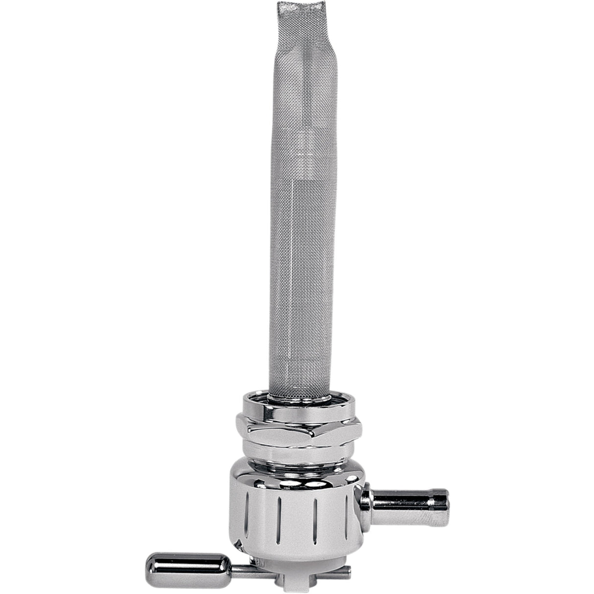 PINGEL DS-390261 6311-CG Power-Flo Fuel Valve - Round Fuel Valve - Grooved Chrome - 22 mm