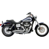 Cobra Short Swept 2-Into-2 Exhaust System - 6229 For Harley Dyna 2012-2017