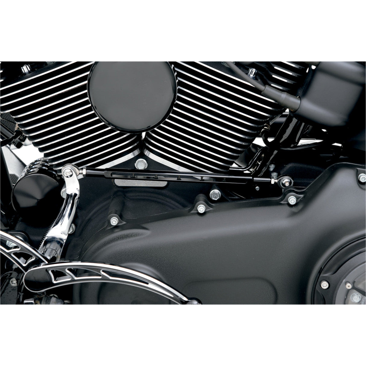 Joker Machine Stalker Shift Linkage Rod Black - 08-10BLK For Harley Motorcycles 1986-2026