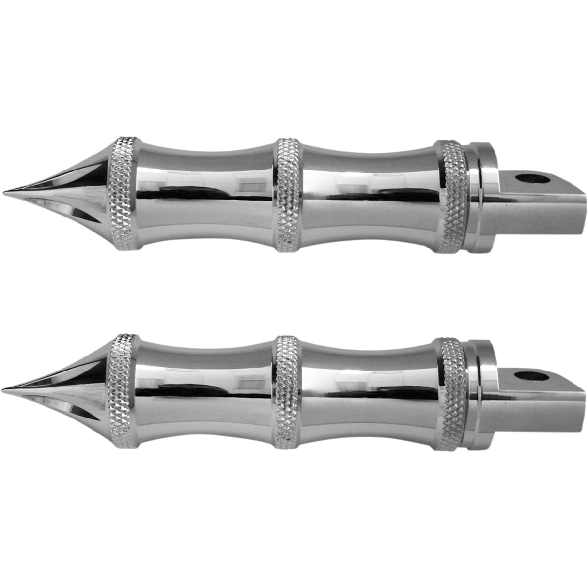 ACCUTRONIX 1620-1223 RP111-LC Footpegs tribal  - male mount - chrome