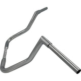 FAT Baggers INC. 1-1/4" EZ Install Flat Top Handlebar Reduced Reach 13" Chrome - 705013 For Harley Touring 2008-2025