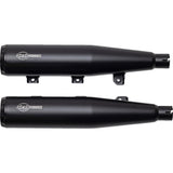 S&S Cycle Grand National Slip-On Mufflers Black 50-State - 4110-266 For Indian Scout 2015-2023
