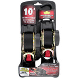ERICKSON 3920-0420 34415 Retractable Ratcheting Tie-Downs Retractable Ratchet Tie-Downs - 10' - Black