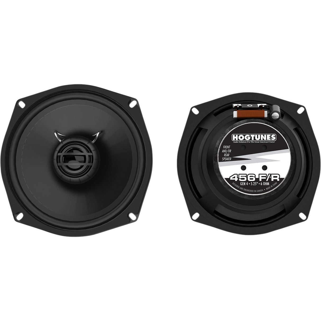 Hogtunes 456F R Speaker Kit - 456F/R For Harley Touring 1998-2005