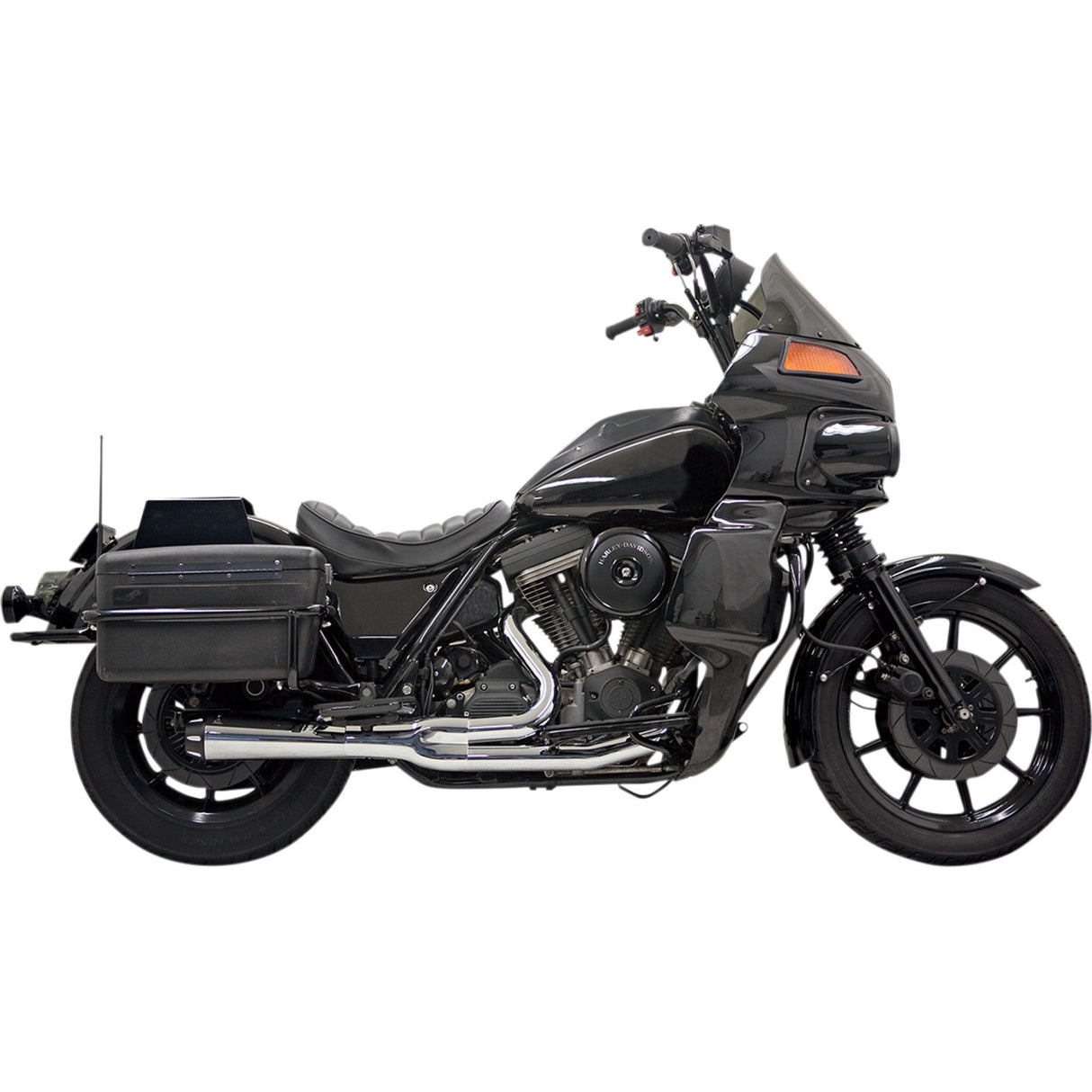 BASSANI XHAUST 1800-1598 1FXRF Road Rage 2:1 Exhaust System - Chrome - FXR