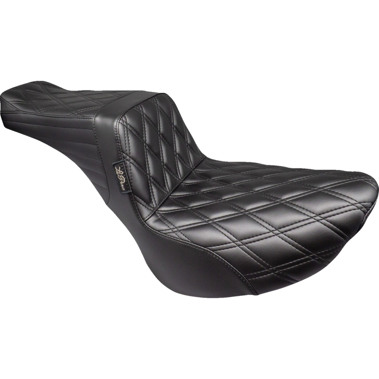 LePera Tailwhip Seat Double Diamond Black - LY-580DD For Harley Softail 2018-2023
