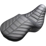 LePera Maverick Daddy Long Legs Seat Track Pleat FL FX - LYR-910DL INDY For Harley Softail 2018-2025