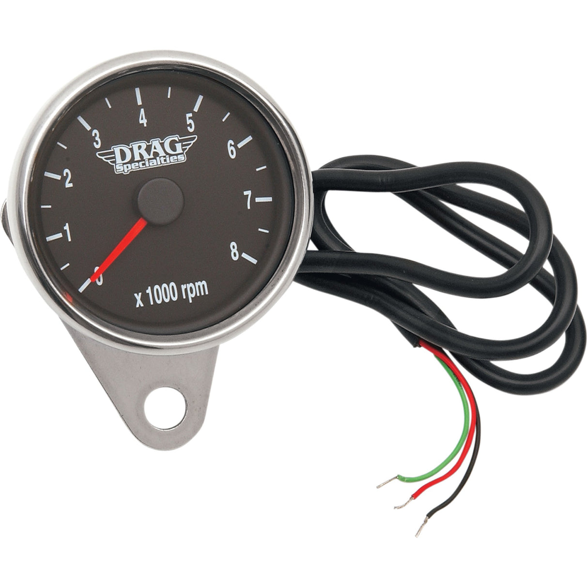 DRAG SPECIALTIES 2.4" Mini Electronic Tachometer - Backlit LED Face