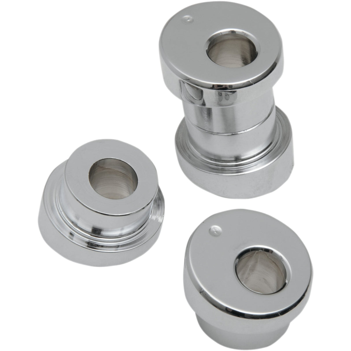 LA CHOPPERS 0602-0572 LA-7400-10 Angled Handlebar Riser Bushing Kit - Riser Adapter - 10° - Chrome