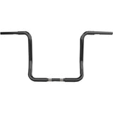 LA Choppers Twin Round Handlebar 14" Black - LA-7325-14B For Harley Touring 1996-2023