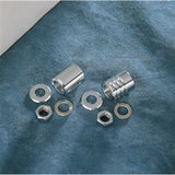 Colony Axle Spacer Nut Kit Front - 9826-4 For Harley Motorcycles 1984-1999