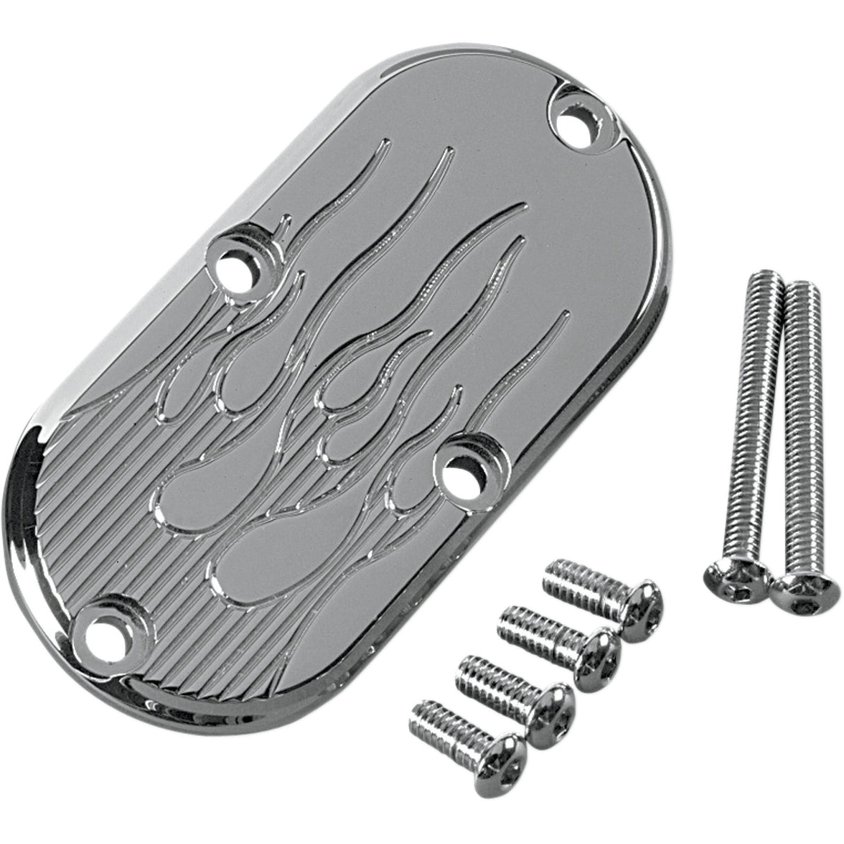 JOKER MACHINE DS-375065 921016FC Billet Inspection Cover - Flame