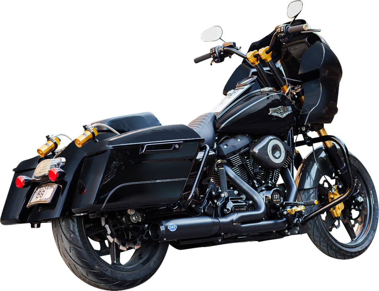 2-into-1 Qualifier Exhaust System - Race Only - Guardian Black - 1800-2688
