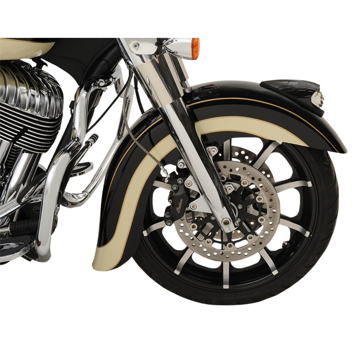 KLOCK WERKS 1402-0382 KWF-04-0400 Front Fender for Indian Chief Springfield Roadmaster Front Fender - Steel - Indian/Chief - 16"-19"