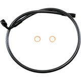 MAGNUM SHIELDING 1741-5513 AS478030 Alternative Length Designer Series ABS-Specific Upper Brake Line Kit - 12mm-90° - 30" - Black Pearl