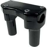 DRAG SPECIALTIES 0602-0587 Handlebar Riser & Top Clamp Kit 3" - buffalo - black