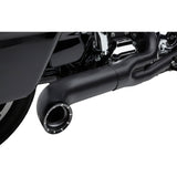 Cobra Turn Out 2-Into-1 Exhaust System - 6271B-1 For Harley Touring 2017-2022