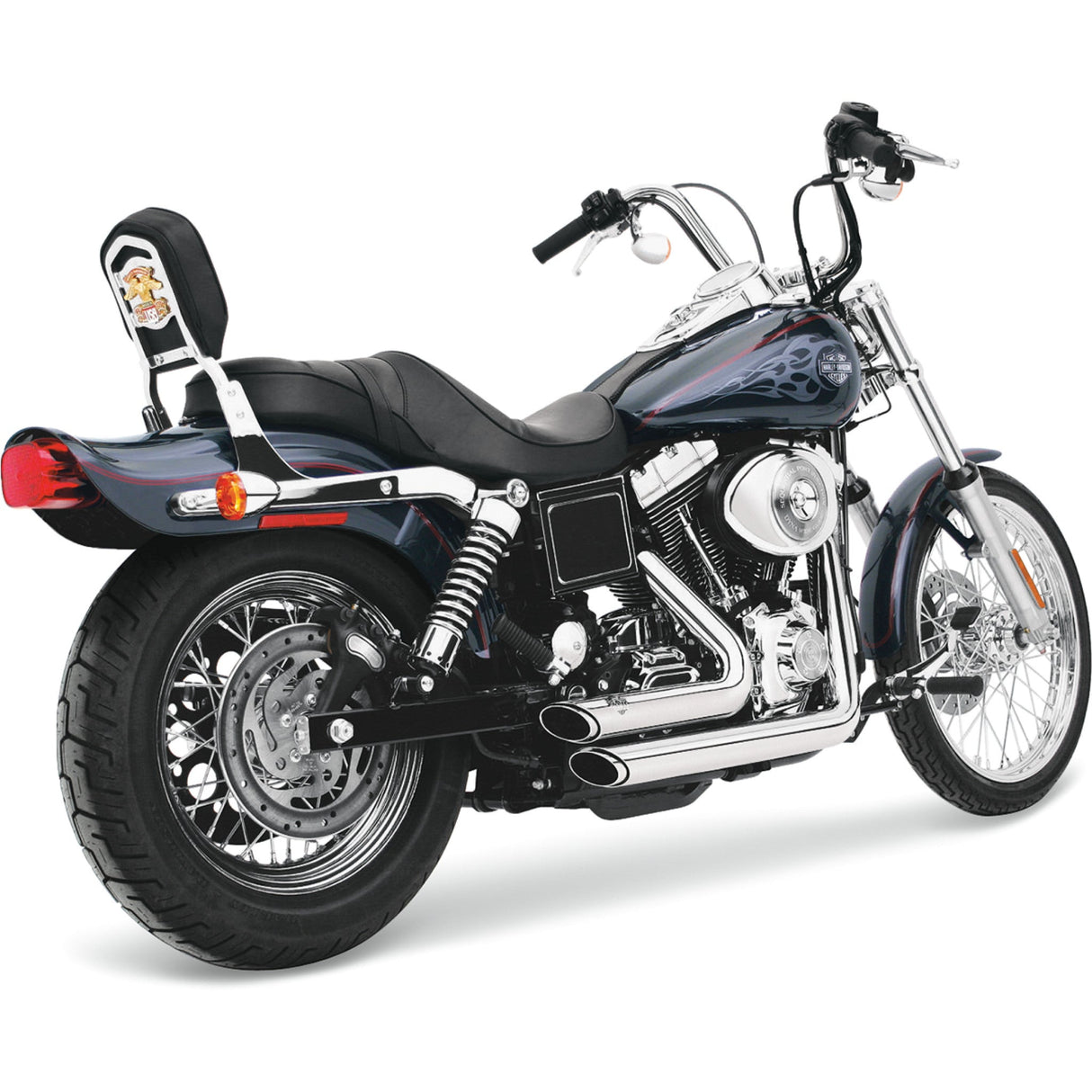 Vance & Hines Shortshots 2-Into-2 Exhaust System - 17213 For Harley Dyna 1991-2005