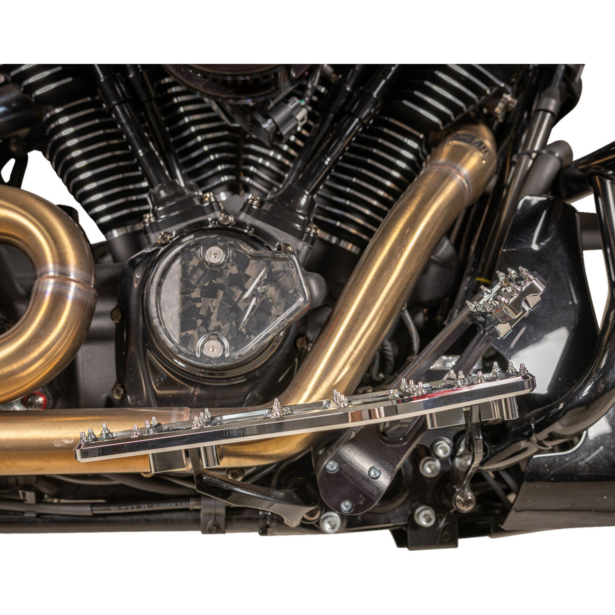 Thrashin Supply CO. Aggressor Floorboards Chrome - TSC-2219-3 For Harley Touring 1984-2026