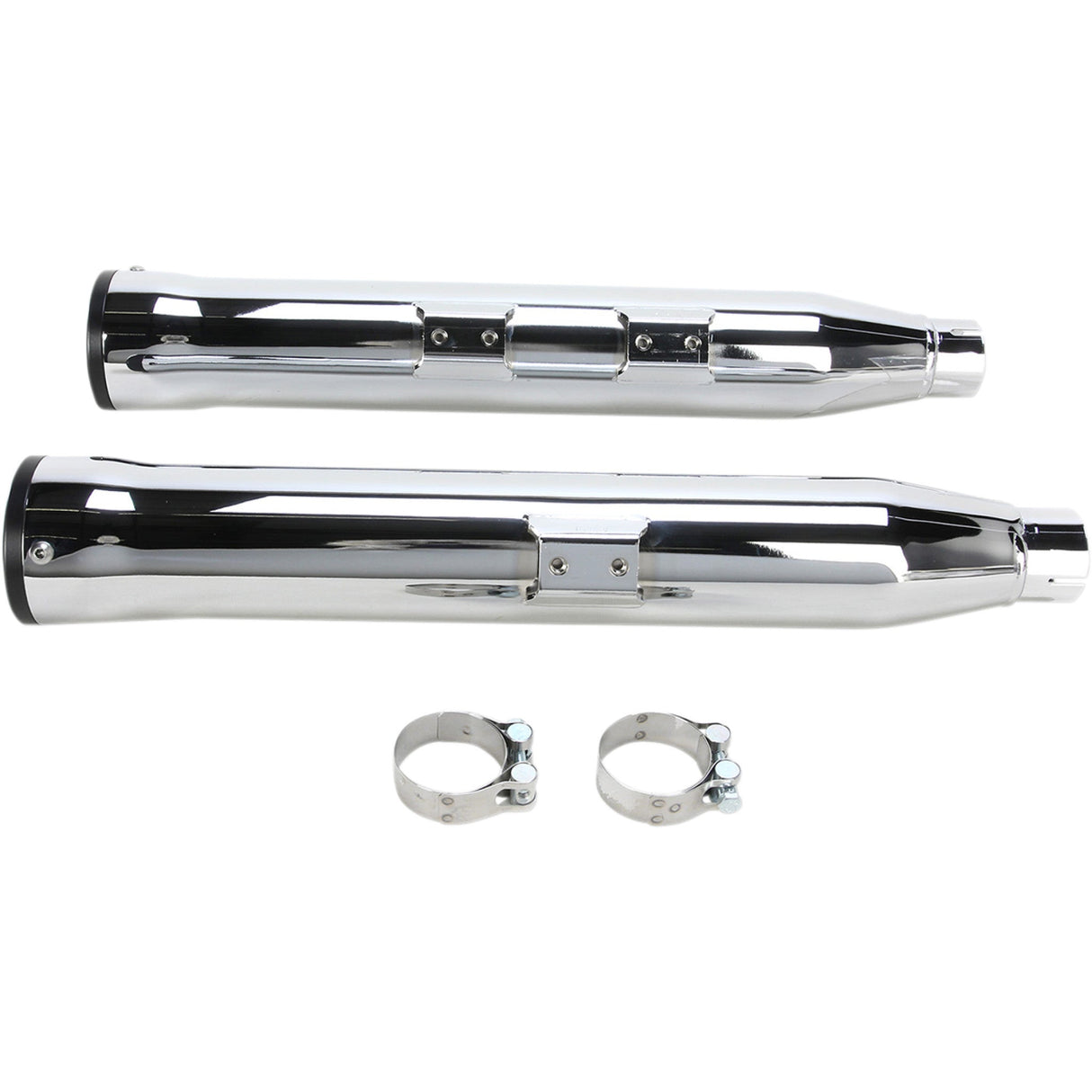 COBRA 1801-0711 6051 RPT 3" Slip-On Mufflers - Chrome