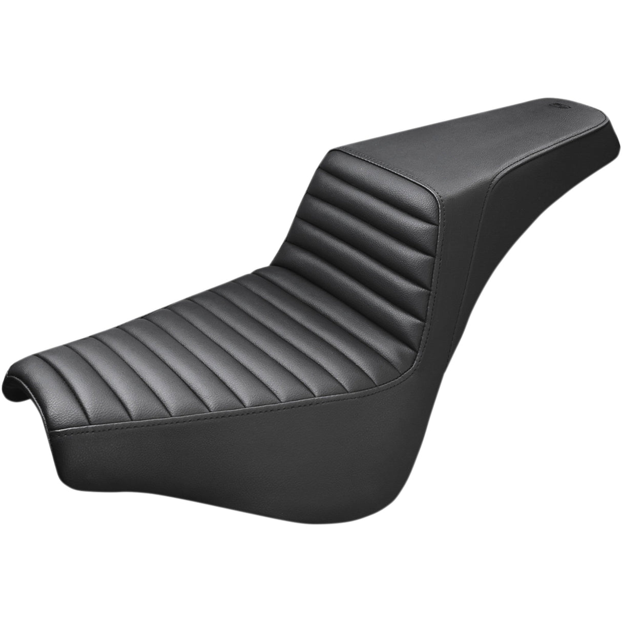 Saddlemen Step-Up Seat — Front Tuck-N-Roll Black FX - 818-30-171 For Harley Softail 2018-2025