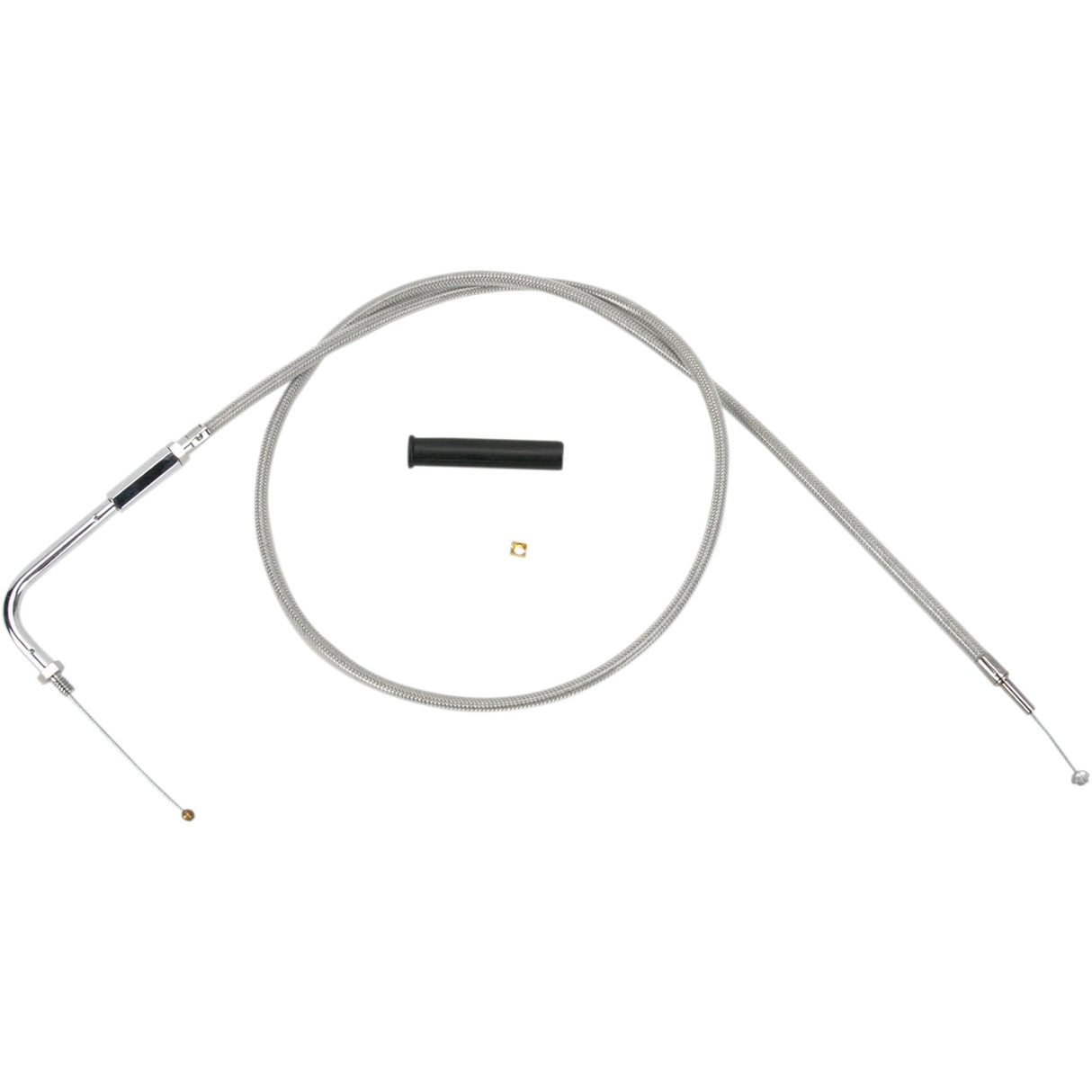 DRAG SPECIALTIES Stainless Braided Throttle Cable