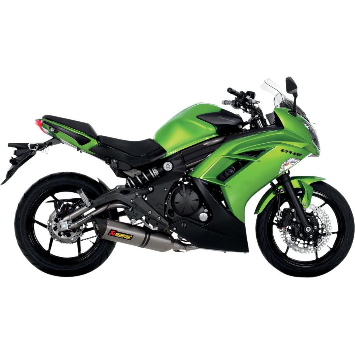 Akrapovic Racing Line 2-Into-1 Exhaust System - S-K6R7-HT Kawasaki Ninja 650 2012-2016