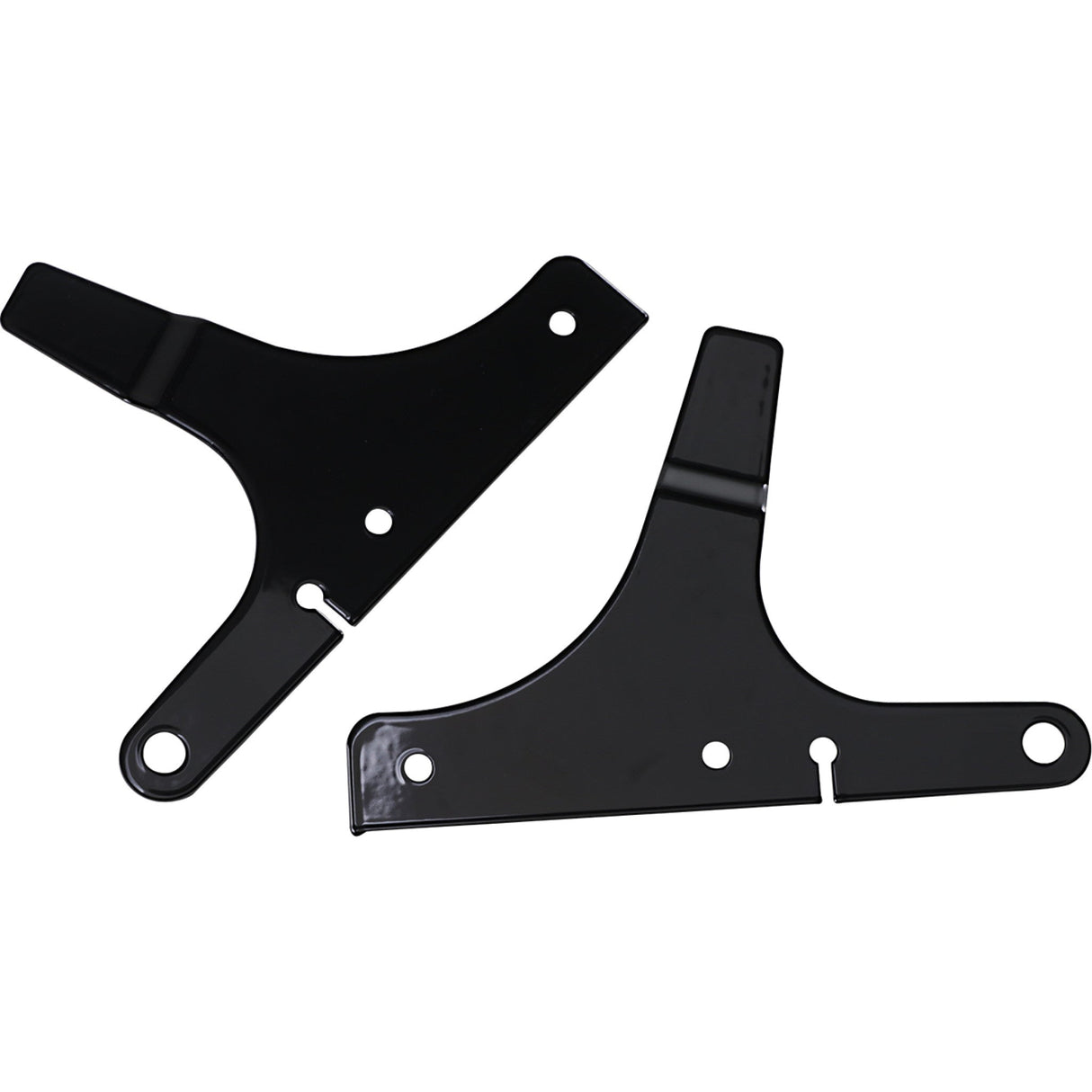 CYCLE VISIONS 1504-0062 CV-8075B Sissy Bar Side Plates Side Plates - FXSTD - Black