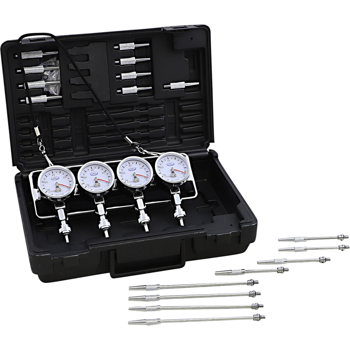 K&L SUPPLY 3804-0026 35-3019 Deluxe Vacuum Gauge Set Vacuum Gauge Set - Fuel Pressure - Deluxe