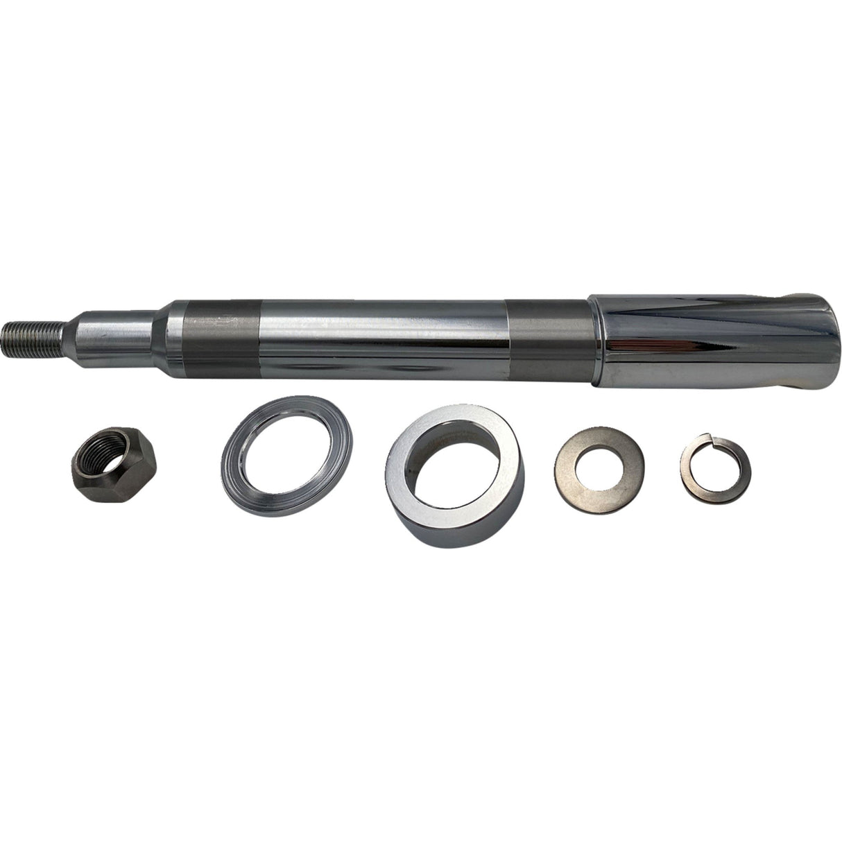 DRAG SPECIALTIES 0214-2725 Front Axle Kit Axle Kit - Chrome