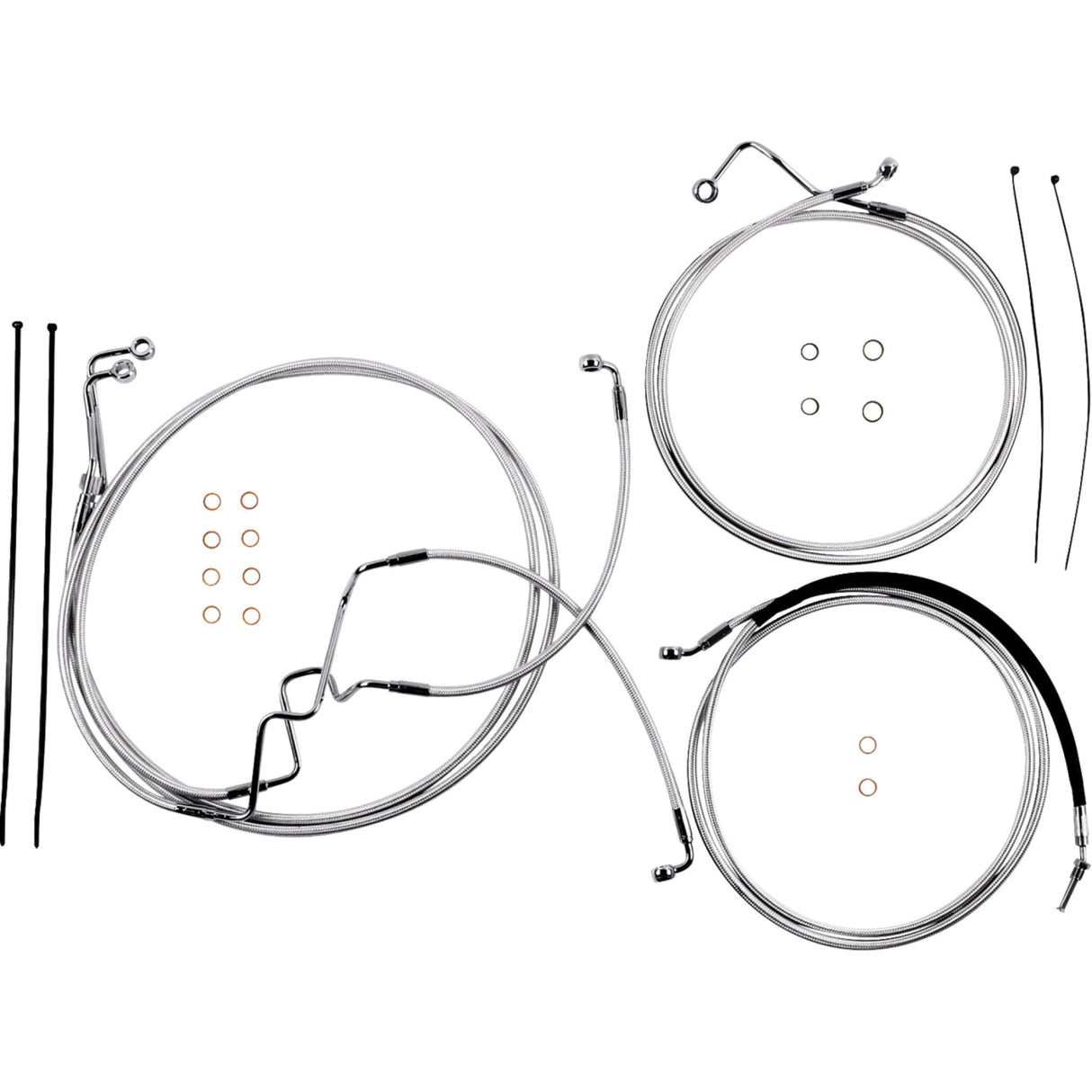 Magnum Shielding Cable Kit - 387926 For Harley Road King 2017-2020
