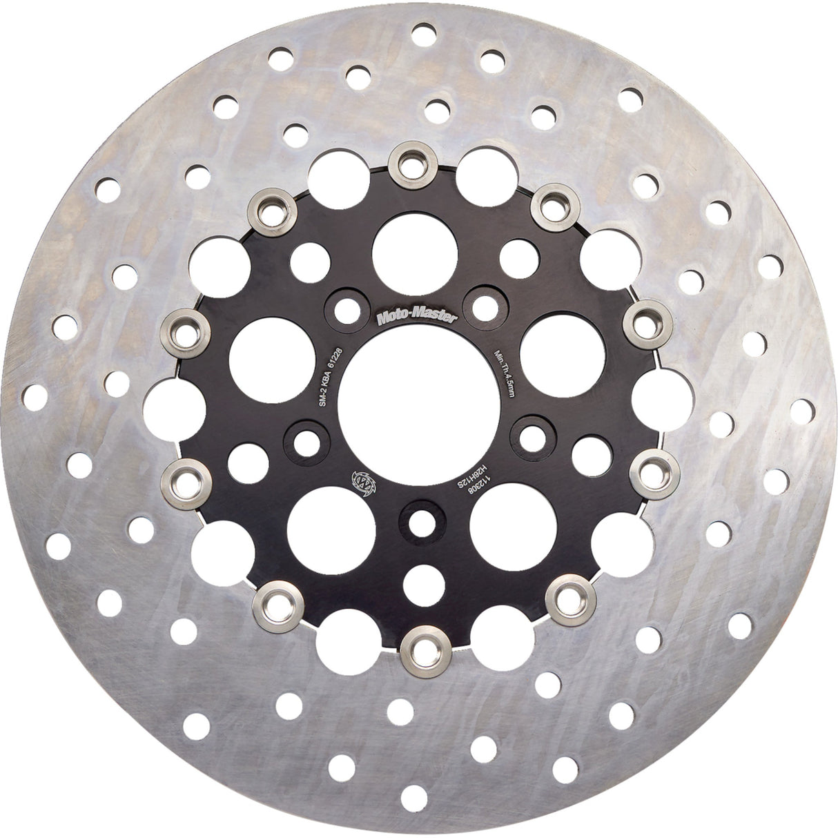 Moto-Master Brake Rotors Front Right Front Left Kingman - 112308-PU For Harley Motorcycles 1999-2017