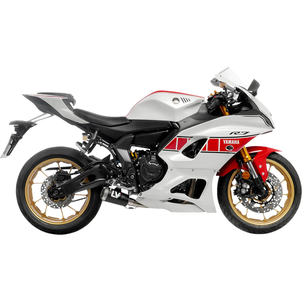 LEOVINCE 1810-3301 15272CU 2-into-1 LV-10 Exhaust System carbon fiber - yamaha 700