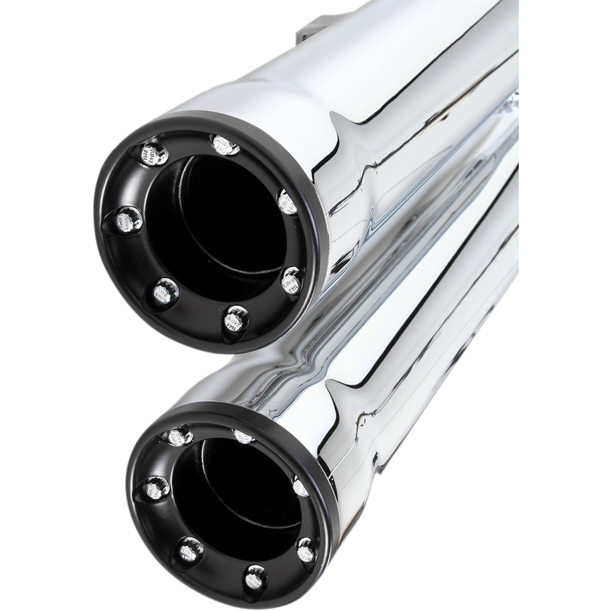 COBRA 1801-0705 6080 RPT 3" Slip-On Mufflers - 3" RPT Mufflers for '07-'13 XL - Chrome