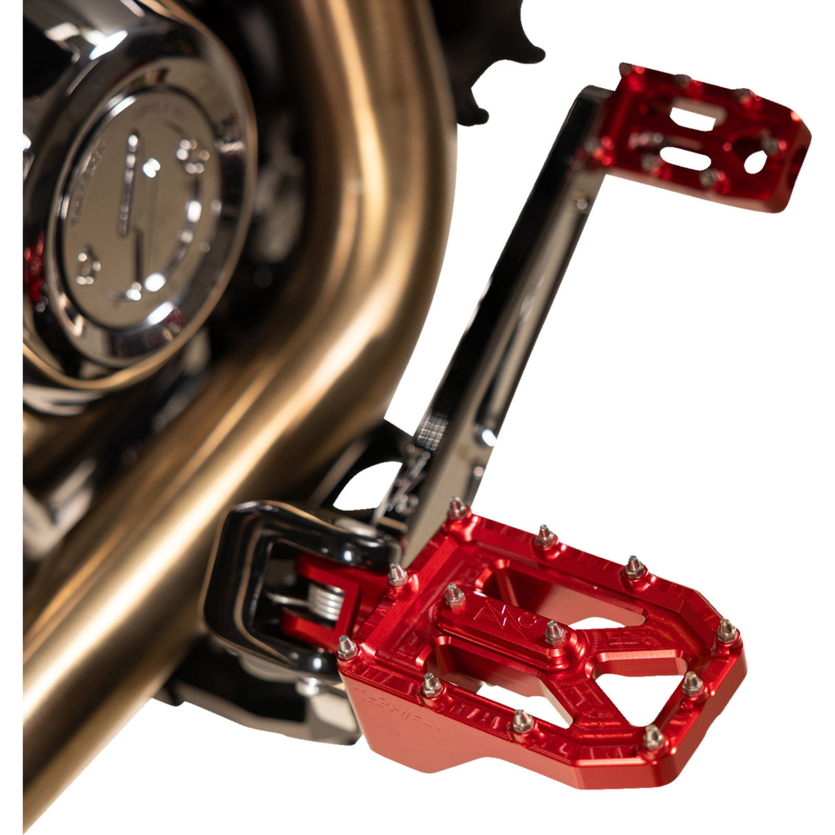 Thrashin Supply Co. Aggressor Footpegs - TSC-2022-2-D For Harley Motorcycles 1972-2025