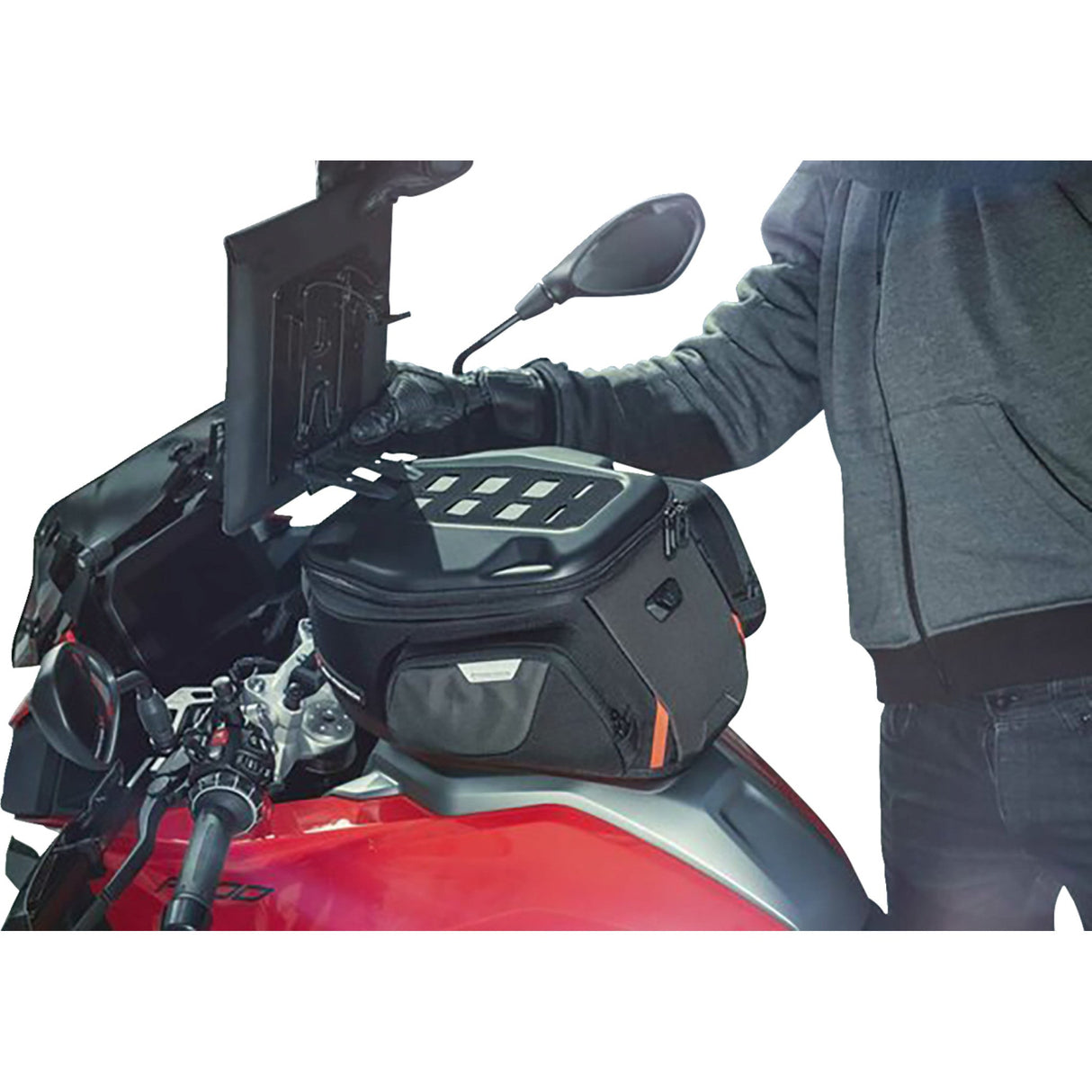 SW-MOTECH 3502-0486 BC.TRS.00.151.30001 Tablet Drybag molle system - black