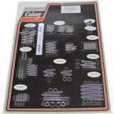 COLONY 2401-1117 1026-P Engine Bolt Kit Bolt Kit - Engine - Chrome