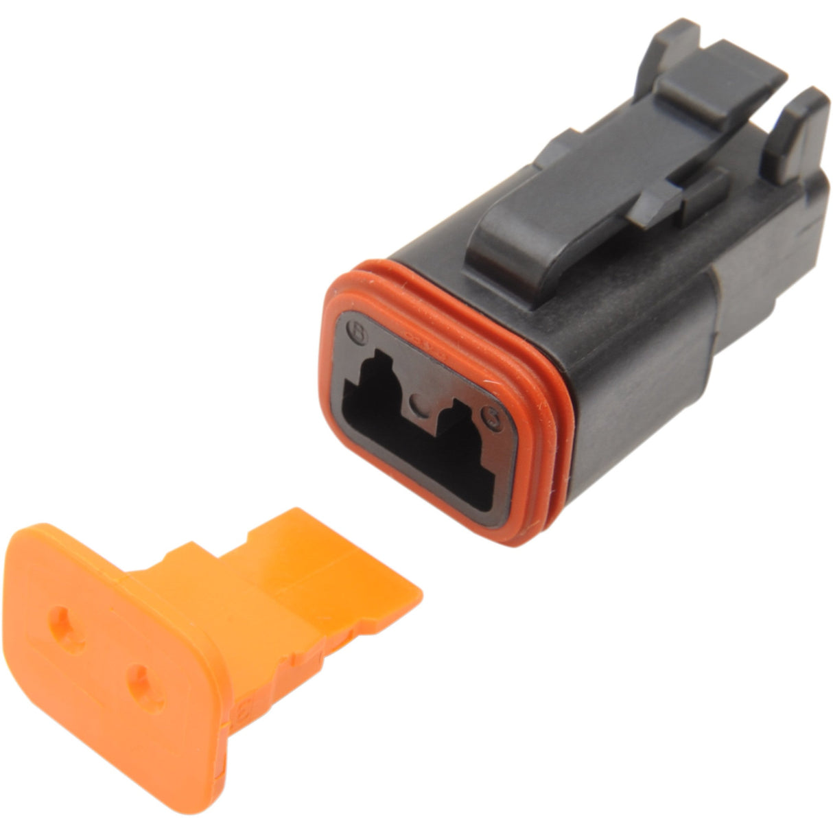 NAMZ 2120-0052 DP-2B Deutsch DT Sealed Connector Component — Wiring Connector Deutsch Plug - 2 Pin - Black
