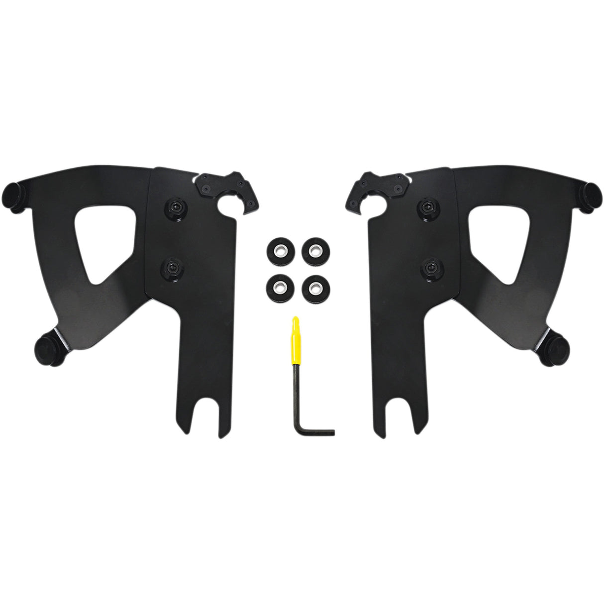 MEMPHIS SHADES 2320-0239 MEB2039 Road Warrior Trigger-Lock Mount Kit - Road Warrior Mounting Kit - Black - FLHR