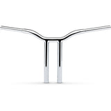 LA CHOPPERS 0601-4932 LA-7337-14 Kage Fighter Welded Straight-Riser Handlebar - One Piece - 14" - Chrome