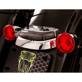Ciro Crown Taillight With Lightstrike™ Technology Smoke Lens Chrome - 40153 For Harley Touring 2006-2026