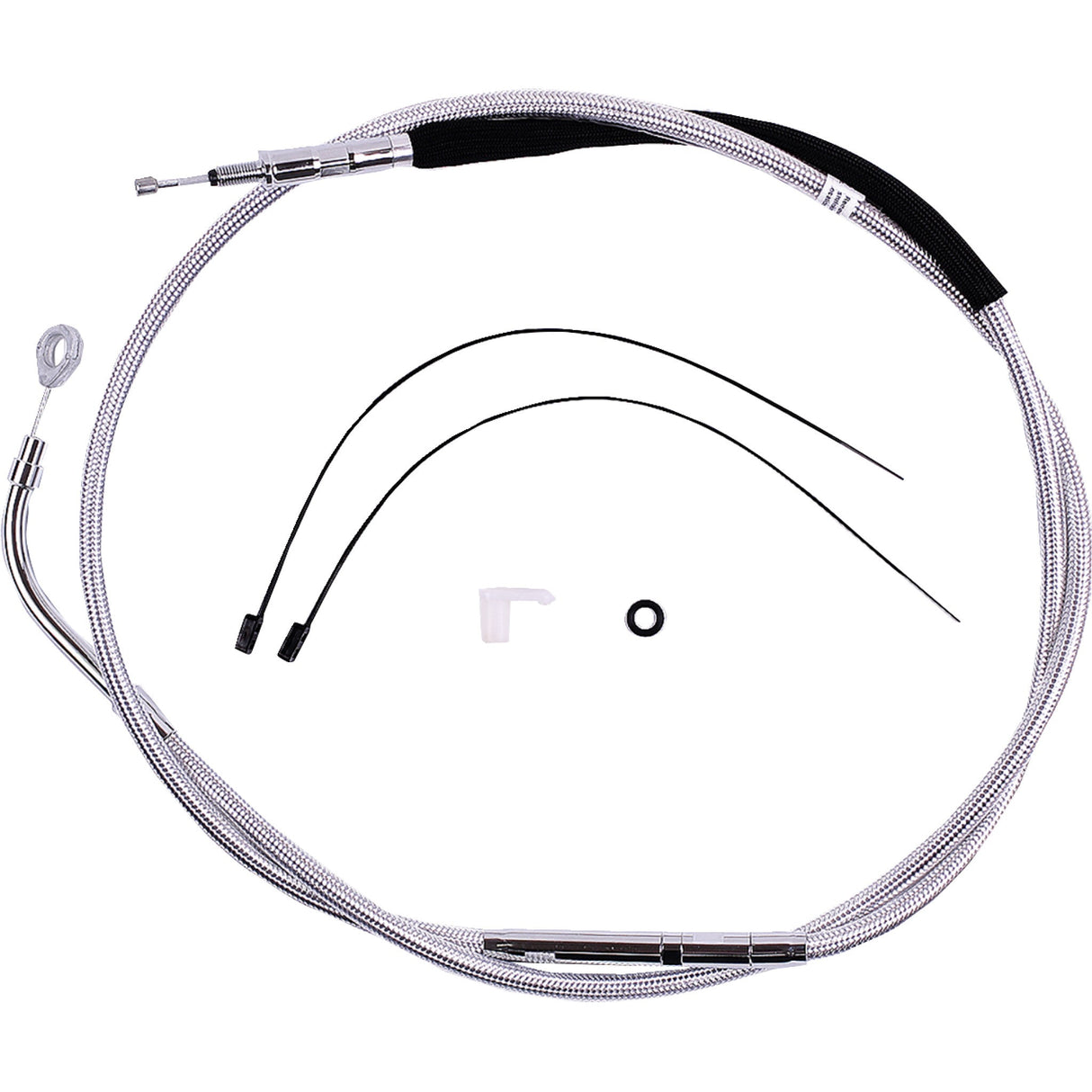Magnum Shielding High-Efficiency Braided Sterling Chromite II® Clutch Cable 67-3/4" - 32362HE For Harley Touring 2021-2024